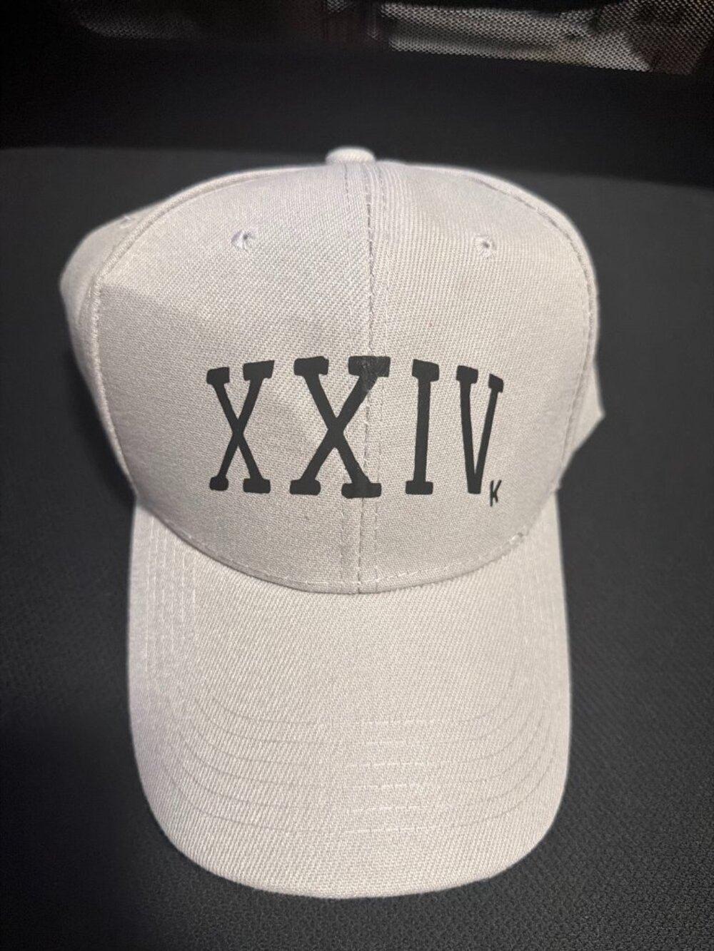 Bruno Mars XXIVk White Baseball Cap 24K Magic Snapback